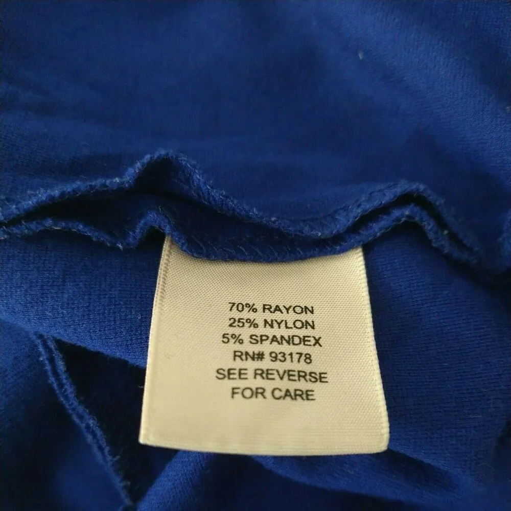 Philosophy Republic Knotted V-neck Sheath Dress Women Size S Blue - Picture 5 of 7
